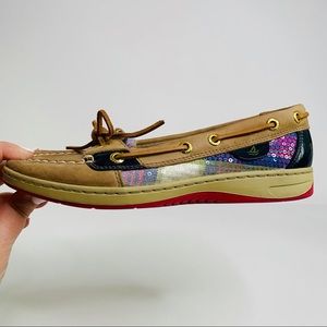 {Sperry} Angelfish Sequins Top-Sider Boat Shoes